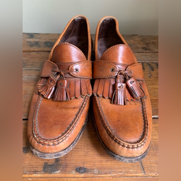 Allen Edmonds Tassel Loafers enfield shoes old money office academia leather usa - Picture 2 of 14